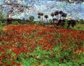 Feld mit Mohnblumen Vincent van Gogh